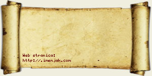 Janko Mališananin vizit kartica